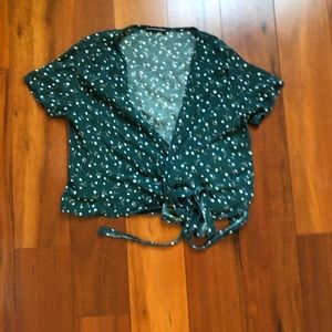 Brandy Melville wrap shirt